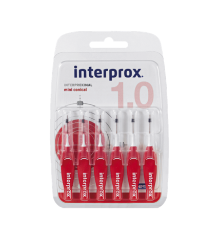 Interprox borsteltje rood