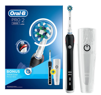 Oral-B PRO 2 2500 Black Elektrische tandenborstel Zwart, 1 Stuk