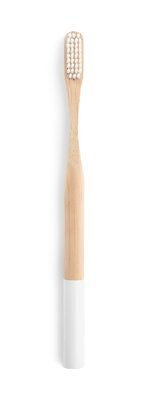 OrganiBrush Bamboe Tandenborstel Wit, Soft, 1 stuk