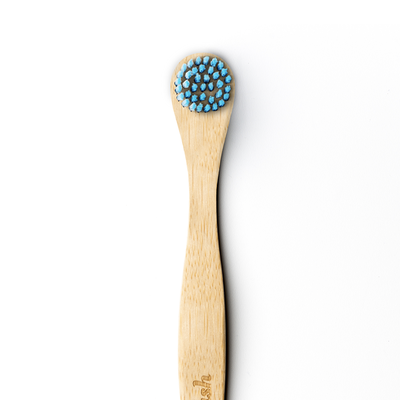 Humble Brush Bamboe Tongschraper Blauw, 100% Bamboe, Biologisch Afbreekbaar