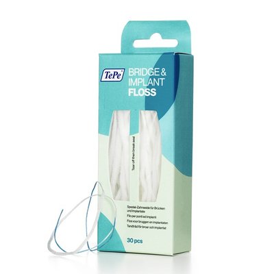 Tepe Bridge & Implant Floss, 30 Stuks