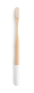 OrganiBrush bamboe tandenborstel wit