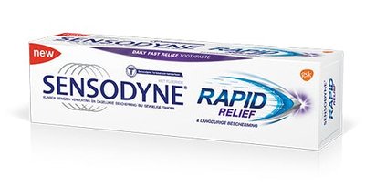 Sensodyne Rapid Relief Tandpasta, Tanden, 75ml